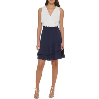 Dkny Womens Cocktail Short Fit & Flare Dress - 6