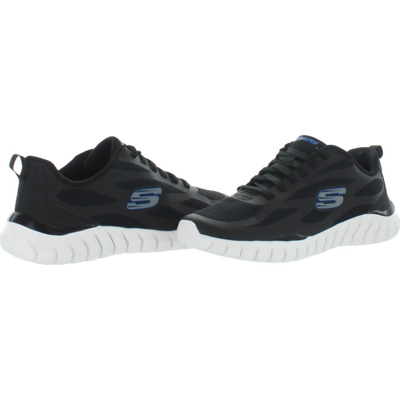 skechers overhaul black running shoes
