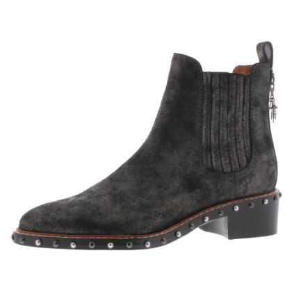 Coach women's bowery studded chelsea boots Clearance
