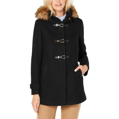 Cole haan wool duffle coat womens store