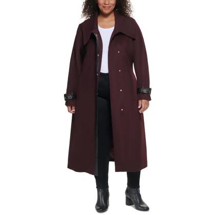 Cole haan belted top wrap coat