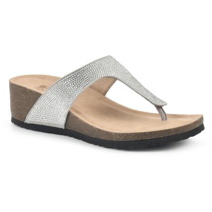 Footbed cheap wedge sandals