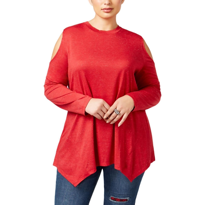 style & co cold shoulder top