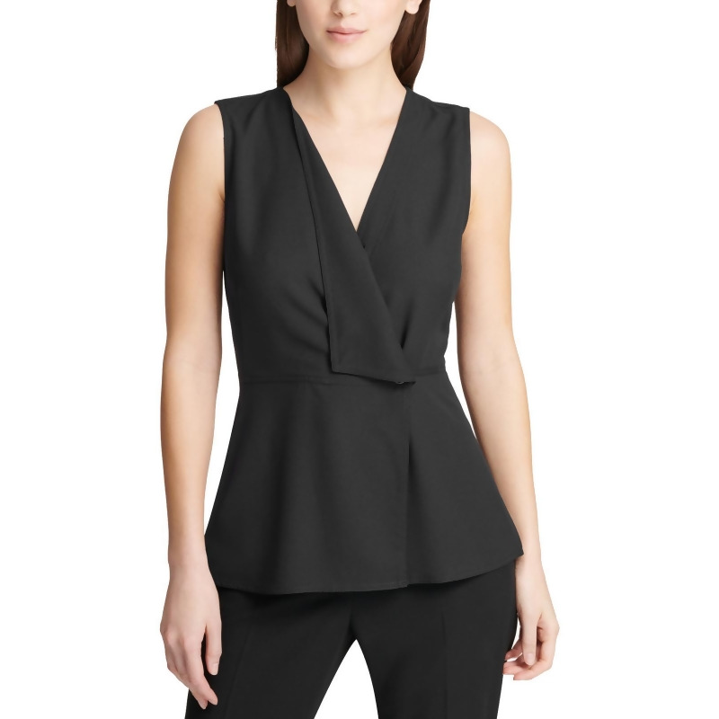 dkny wrap top