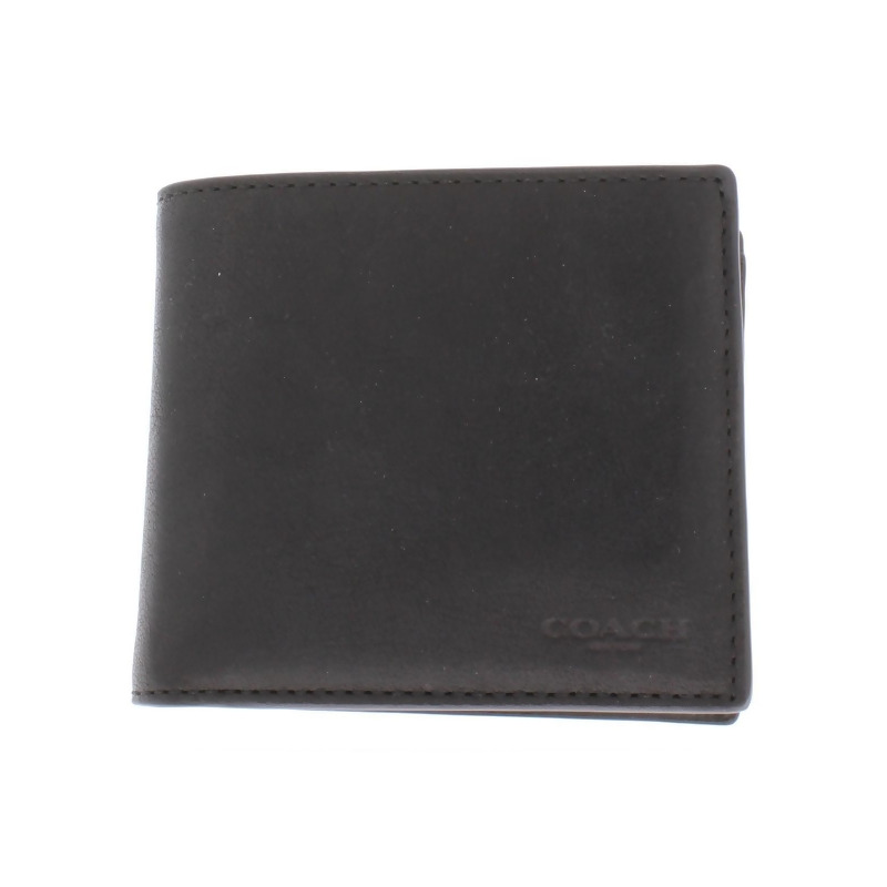 Coach Mens Leather Compact Bifold Wallet from BHFO at SHOP.COM