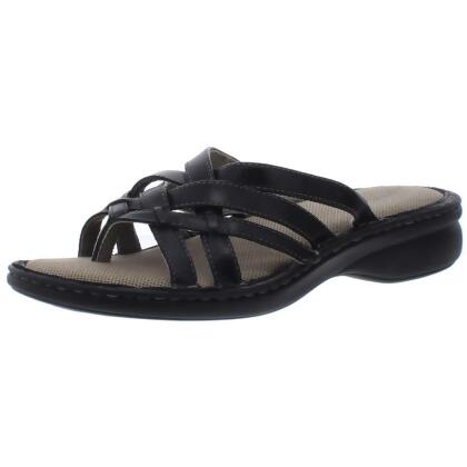 Eastland Womens Lila Leather Memory Foam Dress Sandals