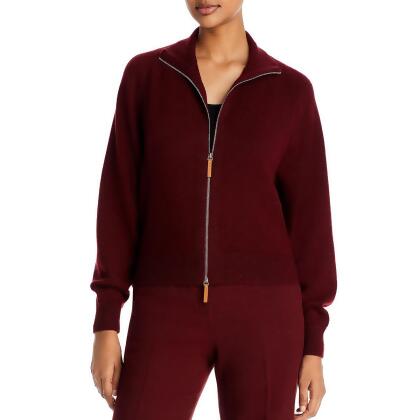 lafayette 148 new york cashmere zip front cardigan