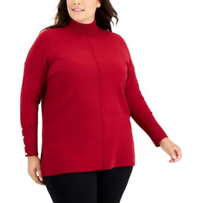 Mock turtleneck on sale women's plus