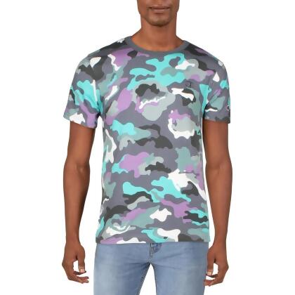 Blue camo champion online shirt
