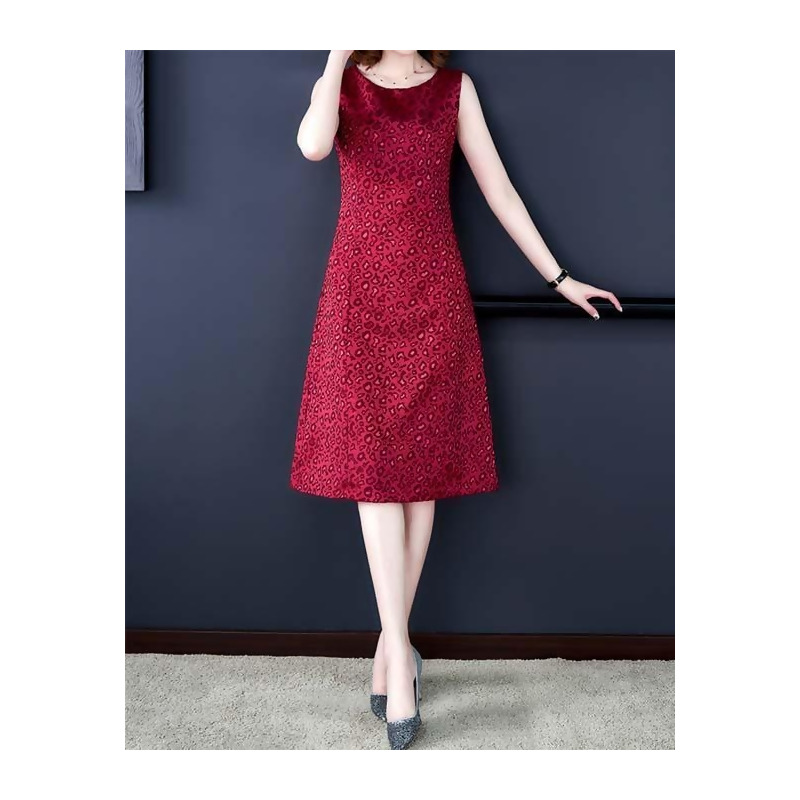 wine color midi dress