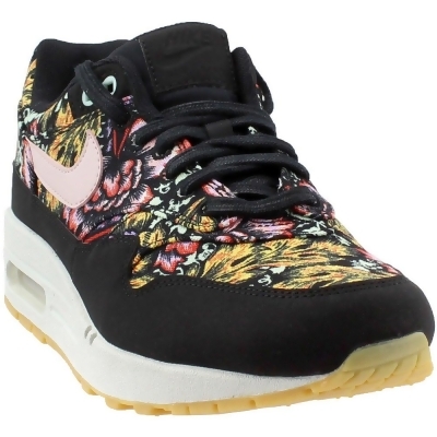Nike Womens Air Max 1 Qs Casual Sneakers Shoes Black Nike Womens Air Max 1 Qs Casual Sneakers Shoes Black