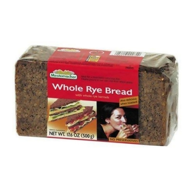 Mestemacher Bread 48101 Whole Grain Rye Bread 