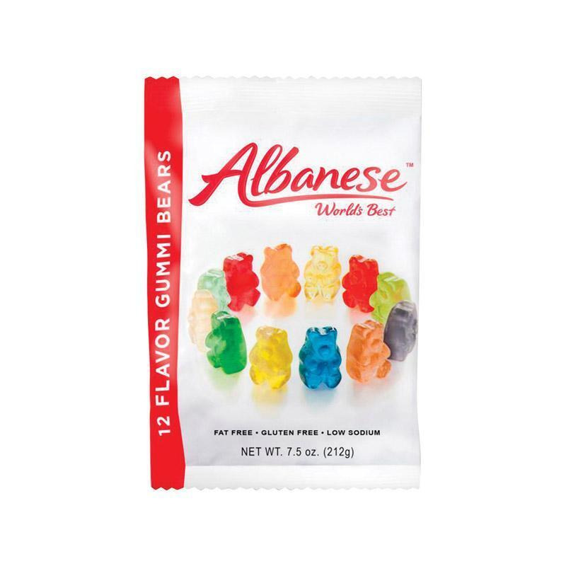 Albanese 9437252 7.5 oz 12 Flavors Gummy Bears - pack of 12