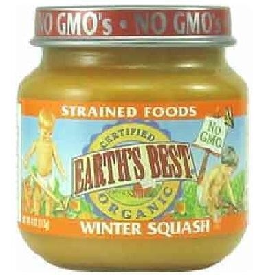 Earths Best Baby Foods BG12467 Earths Best Baby Foods Baby Wntr Squash - 12x4OZ 