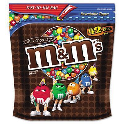 M&M Industries 32438 42 oz. Milk Chocolate With Candy Coating 