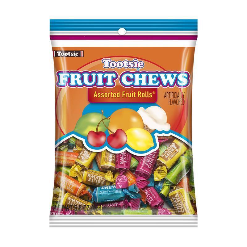 Tootsie 9422155 5.8 oz Fruit Chews Assorted Candy