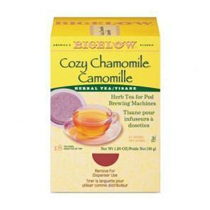 Bigelow 10906 Cozy Chamomile Herbal Tea Pods - 1.9 oz.