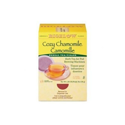 Bigelow 10906 Cozy Chamomile Herbal Tea Pods - 1.9 oz. 