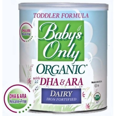 Babys Only Organic AY13865 Babys Only Organic Baby Dairy With Dha & Ara Iron Formula -6 Pack 