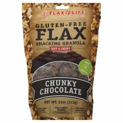 Flax4Life 270936 11 oz. Granola Chunky Chocolate 