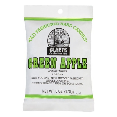 Claeys Candy 691 6 oz Green Apple Hard Candy 