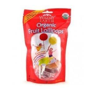Yummy Earth 26707 Organic Fruit Pop Pc Lollipop