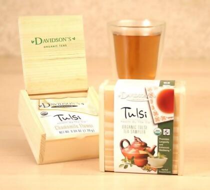 Davidson Organic Tea 637 Sampler Chest Tulsi Tea