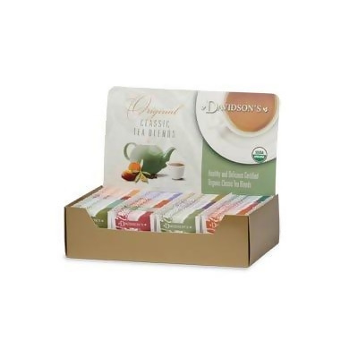 Davidson Organic Tea 1158 Single Serve Assorted Decaf Herbal Tea 
