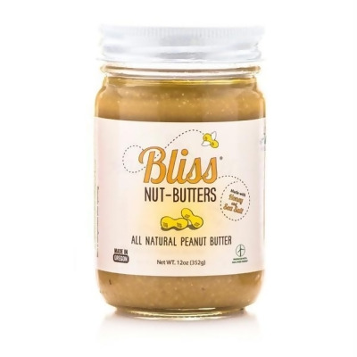 Bliss Nut Butters BWA85451 6 x 12 oz Bliss Peanut Butter 
