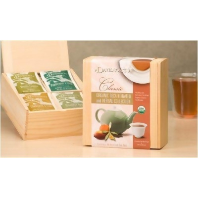 Davidson Organic Tea 629 Collection Chest Decaffeinated And Herbal Tea 