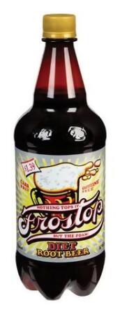 Frostop 701394 Diet Root Beer Soda - pack of 15 