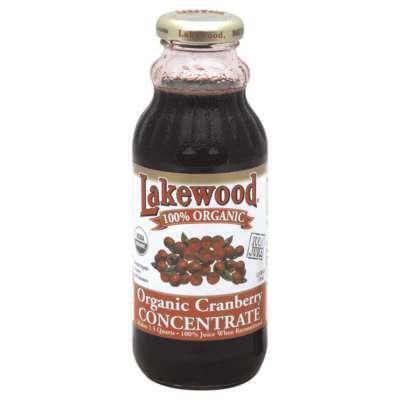 Lakewood Organic Cranberry Concentrate Juice (100% Fruit Juice) 12.5 Ounces 