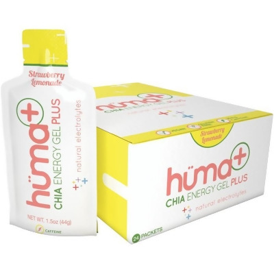 Huma Gel 200930 Strawberry Lemonade Energy Gel 