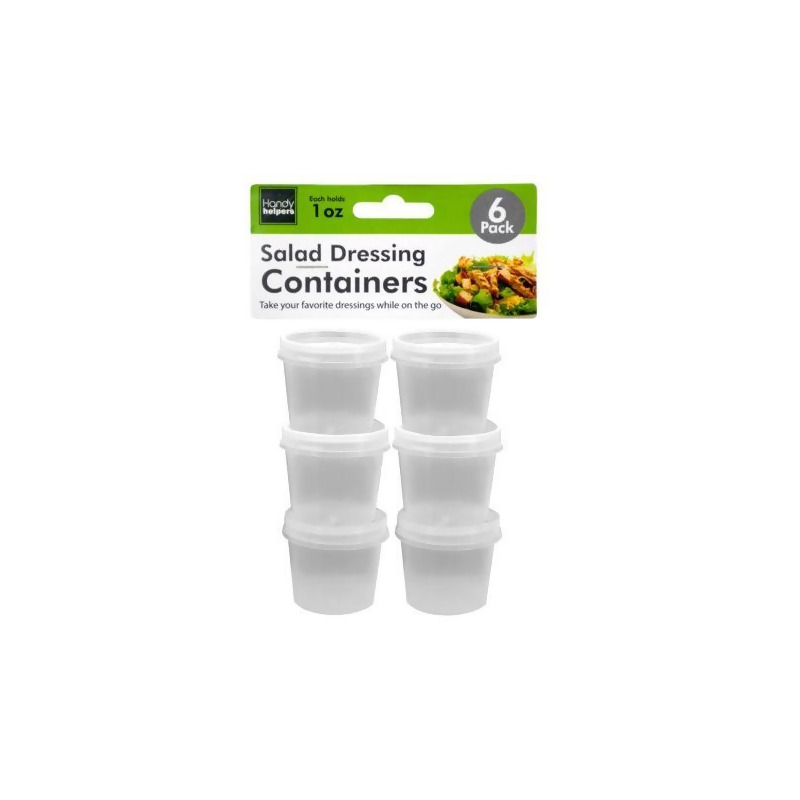 72 Pieces 1 Oz. Salad Dressing Containers Set - Storage Holders