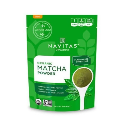 Navitas Organics 232688 3 oz Daily Superfood Matcha Powder 