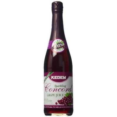 Kedem 25.4 Ounce Sparkling Juice, Concord Grape 