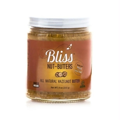 Bliss Nut Butters BWA85454 6 x 9 oz Hazelnut Butter 