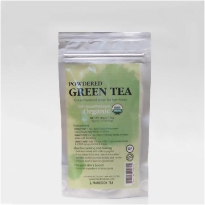Hankook Tea 90 g Organic Powdered Green Tea Culinary Grade Polybag 