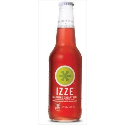 Izze 4 By 12 fl oz Sparkling Cherry Lime 