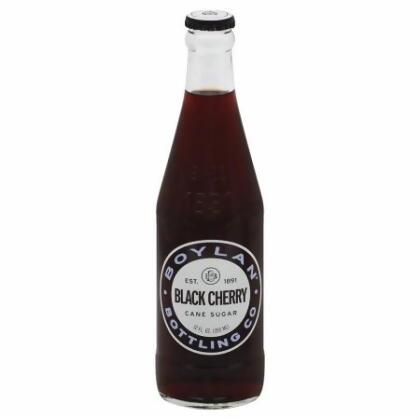 BOYLAN 259300 Black Cherry Soda - 12 oz.