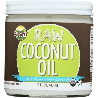 Dignity Coconuts KHFM00300874 Raw Coconut Oil Organic & Virgin - 15 oz 