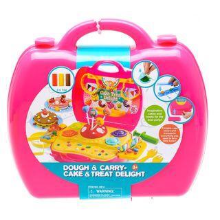 Playgo 8810 3 x 1 Oz Dough & Carry - Cake & Treat Delight 
