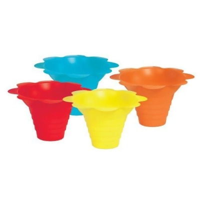Paragon - Manufactured Fun 6502 Small Flower Drip Tray Cups - Multicolor 
