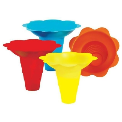 Paragon - Manufactured Fun 6504 Large Flower Drip Tray Cups - Multicolor 