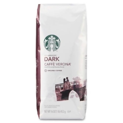 Starbucks SBK11018131 Ground Coffee 1lb Dark- Verona 
