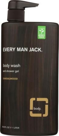 Every Man Jack KHFM00319166 33.8 oz Sandalwood Body Wash 