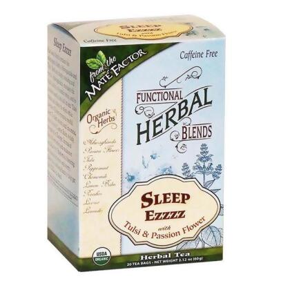 Mate Factor 234494 Sleep EZZZ with Tulsi & Passion Flower Tea, 20 Bags