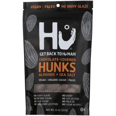 HU KHCH00338733 Chocolate Covered Hunks Almonds & Sea Salt, 4 oz 