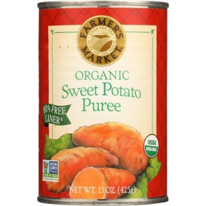 Farmers Market KHFM00321604 15 oz Organic Sweet Potato Puree