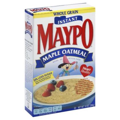 Maypo KHLV00642009 14 oz Oatmeal Instant Maple 